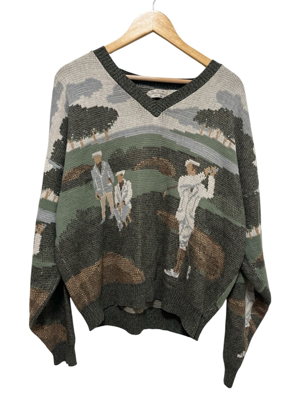 Vintage 1990s Crossings brand golf sweater size large